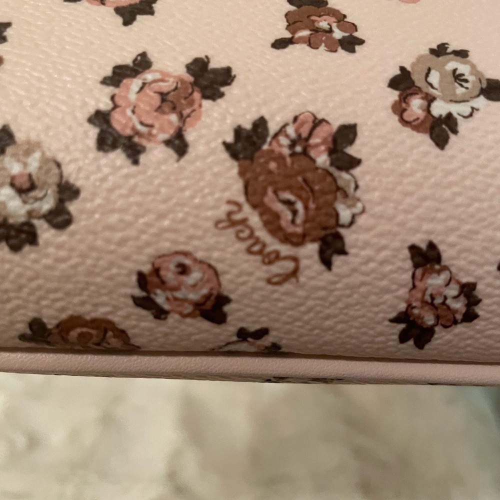 Mini Rowan File Bag With Rose Print - Picture 13 of 16
